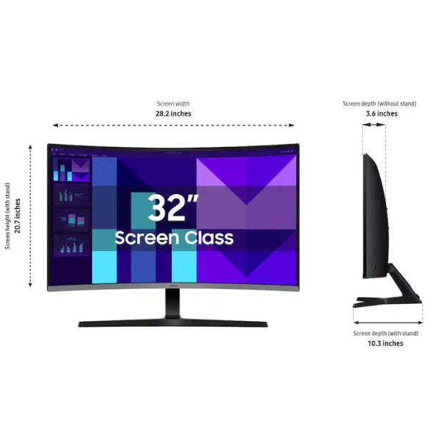 Monitor-Samsung-Curvo-32-S39GD-FHD-100Hz-Altavoces-Integrados-LS32D396GANXZA-Negro