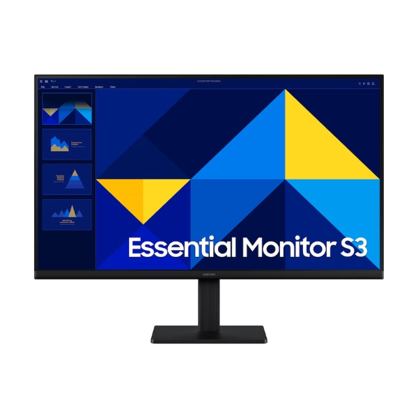 Monitor Samsung Essential S3 S30GD 27 - FHD 1920x1080 - IPS - 100Hz - Negro - LS27D300GANXZA