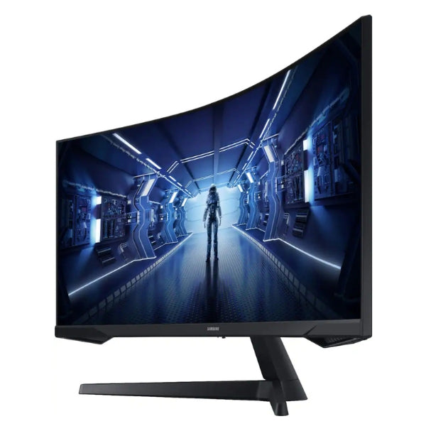 Monitor - Samsung - Odyssey - G5 - 34 - Curvo - WQHD - 165Hz - 1ms - FreeSync - Premium - HDR10 - Negro-diagoanl3