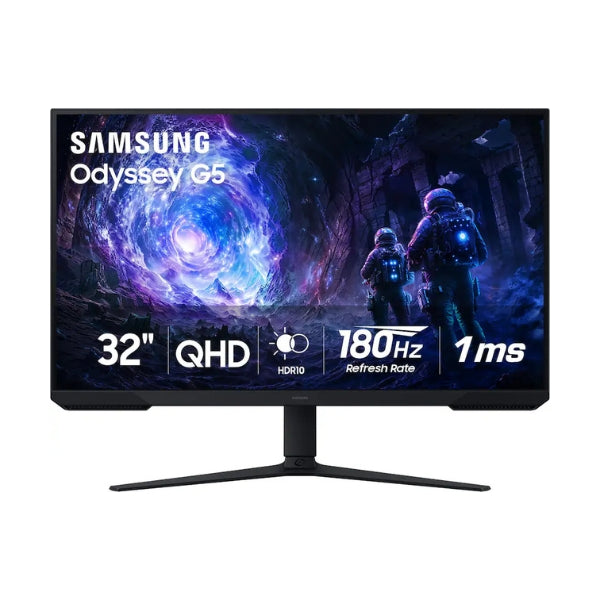Monitor-Samsung-Odyssey-G51F-LS32FG51DENXZA-32-2K-QHD-(2560-x-1440)-VA-180-Hz-Black