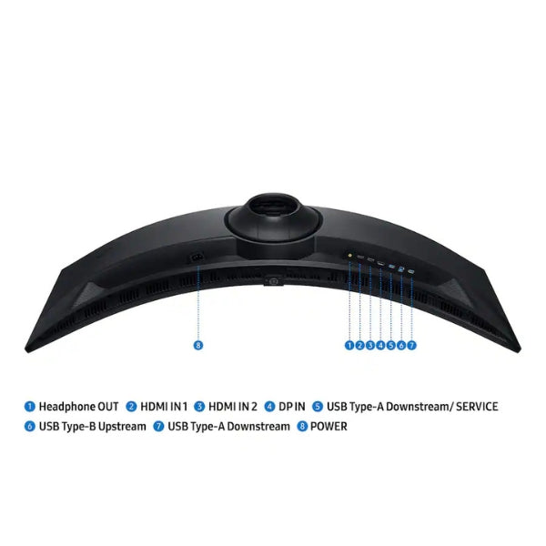 Monitor Samsung Odyssey G9 G91F 49 Gaming Curvo DQHD 144Hz VA FreeSync Premium Pro - Negro - LS49FG910ENXZA