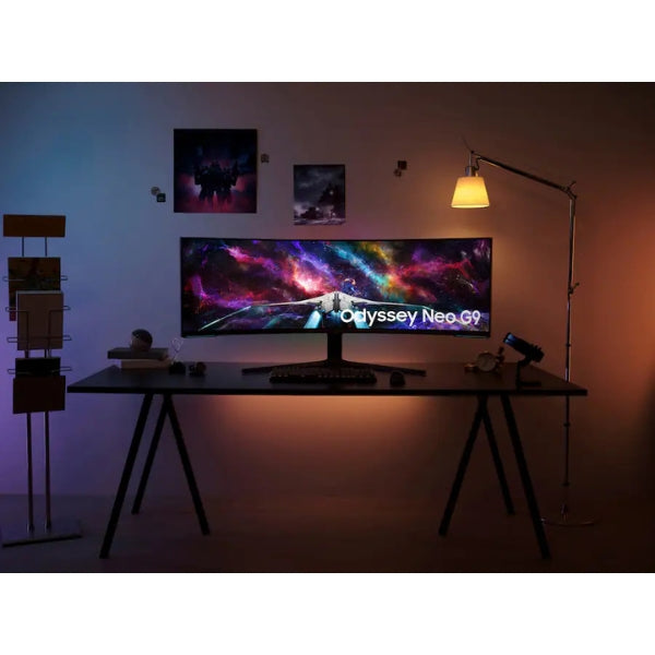 Monitor-Samsung-Odyssey-Neo-G9-LS57CG952NNXZA-57-Curvo-Dual-4K-UHD-(7680-x-2160)-VA-240-Hz-Black