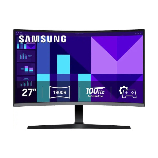 Monitor-Samsung-S39GD-LS27D396GANXZA-27-Curvo-Full-HD-(1920-x-1080)-VA-100-Hz-Black