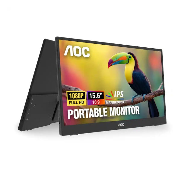 Monitor-portátil-AOC-16T35-15,6-Full-HD-(1920-x-1080)-IPS-60-Hz-Black