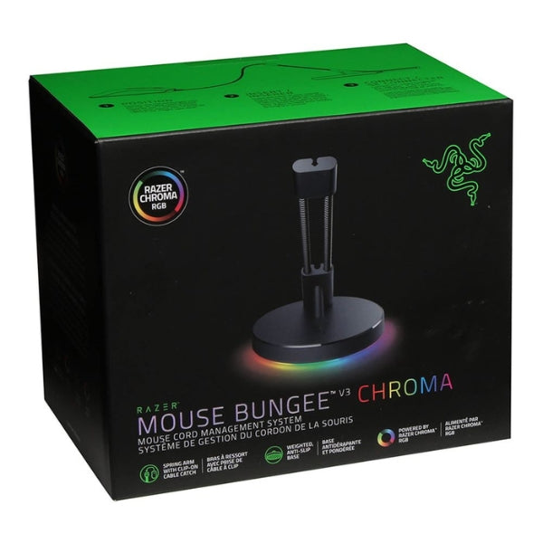 Mouse Bungee Razer V3 Chroma Mouse Cord Management System - RC21-01520100-R - Black