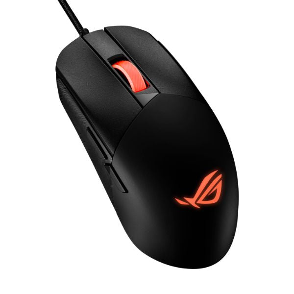 Mouse Gaming ASUS ROG STRIX IMPACT III P518 - 12000 DPI - 5 Botones - Semi Ambidiestro - USB - RGB - Negro - 90MP0300-BMAA00