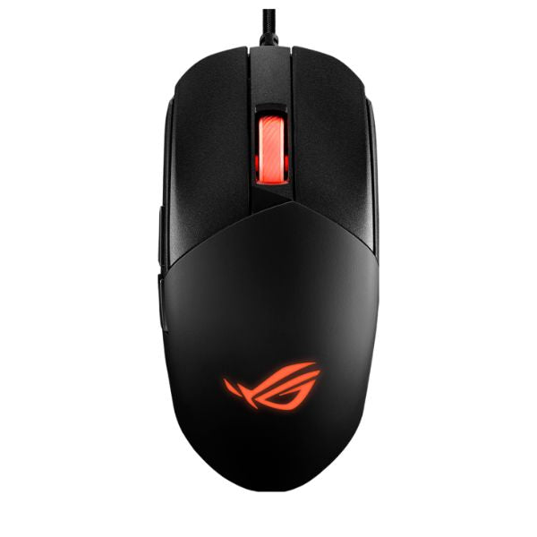 Mouse Gaming ASUS ROG STRIX IMPACT III P518 - 12000 DPI - 5 Botones - Semi Ambidiestro - USB - RGB - Negro - 90MP0300-BMAA00