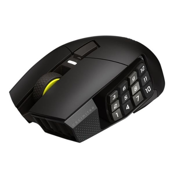 Mouse - Gaming - Corsair - Scimitar - Elite - Wireless - SE - Inalámbrico - Cableado - Bluetooth - RGB - Marksman - S - 33000 - DPI - 16 - Botones - CH-9314014-WW - Negro
