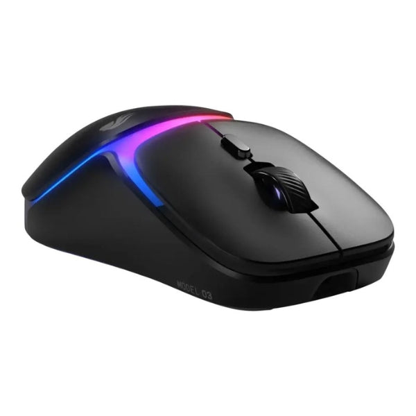 Mouse - Gaming - Glorious - Model - O3 - Wireless - Negro - Inalámbrico - RF - Bluetooth - RGB - BAMF - 3.0 - 30K - 30000 - DPI - 8000Hz - 6 - Botones - 66g - GLO-O3-WL-BLK - Negro