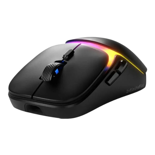 Mouse - Gaming - Glorious - Model - O3 - Wireless - Negro - Inalámbrico - RF - Bluetooth - RGB - BAMF - 3.0 - 30K - 30000 - DPI - 8000Hz - 6 - Botones - 66g - GLO-O3-WL-BLK - Negro
