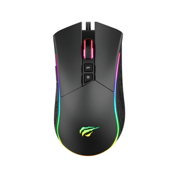 Mouse - Gaming - Havit - MS1001S - RGB - Alambrico - USB - 7 - Botones - Programable - DPI - Ajustable - Negro