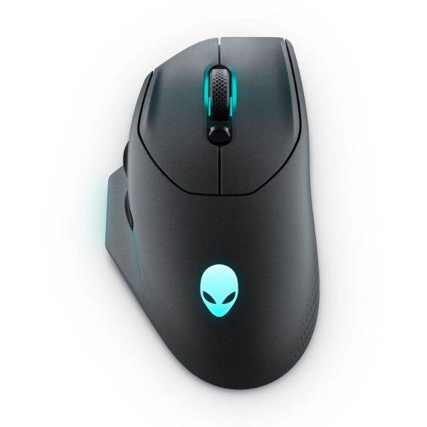 Mouse Gaming Inalámbrico Alienware AW620M - 26,000 DPI - 7 Botones Programables - RGB AlienFX - Dark Side of the Moon