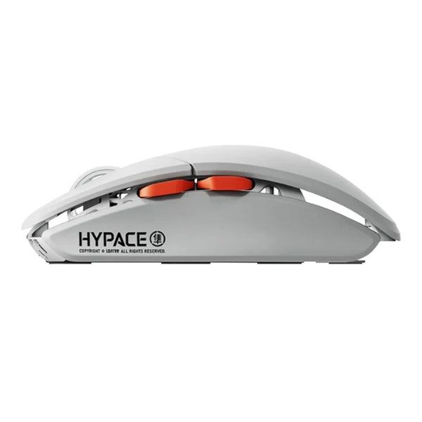 Mouse - Gaming - Lofree - Hypace - Wireless - Crayon - Gray - Inalámbrico - RF - Bluetooth - USB - Óptico - PAW3950 - 40000 - DPI - 100 - Horas - 47g - LOFREE HYPACE M - Gris