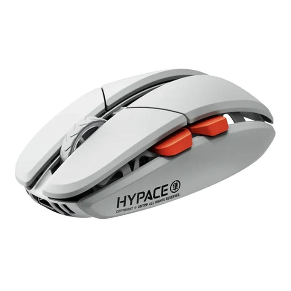 Mouse - Gaming - Lofree - Hypace - Wireless - Crayon - Gray - Inalámbrico - RF - Bluetooth - USB - Óptico - PAW3950 - 40000 - DPI - 100 - Horas - 47g - LOFREE HYPACE M - Gris