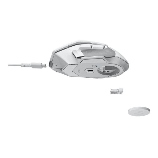 Mouse - Gaming - Logitech - G502 - X - LIGHTSPEED - Inalámbrico - RGB - HERO - 25K - 25600 - DPI - 13 - Botones - 910-006187 - Blanco