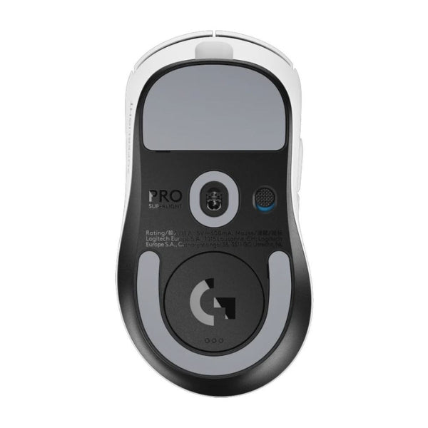 Mouse - Gaming - Logitech - PRO - X - SUPERLIGHT - 2 - DEX - Wireless - Inalámbrico - RF - Bluetooth - USB - HERO - 2 - 32000 - DPI - 2.4GHz - 60g - 910-007363 - Blanco