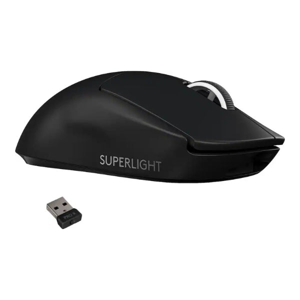 Mouse - Gaming - Logitech - PRO - X - SUPERLIGHT - Inalámbrico - LIGHTSPEED - HERO - 16000 - DPI - 5 - Botones - 910-005878 - Negro