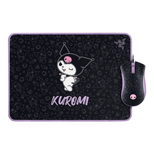 Mouse Gaming Razer DeathAdder Essential + Mousepad Goliathus - Edición Kuromi