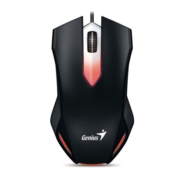 Mouse-Genius-Gaming-X-G200-RS2-Alambrico-USB-Optico-LedRojo-DPI-1000-Color-Negro-G5-front