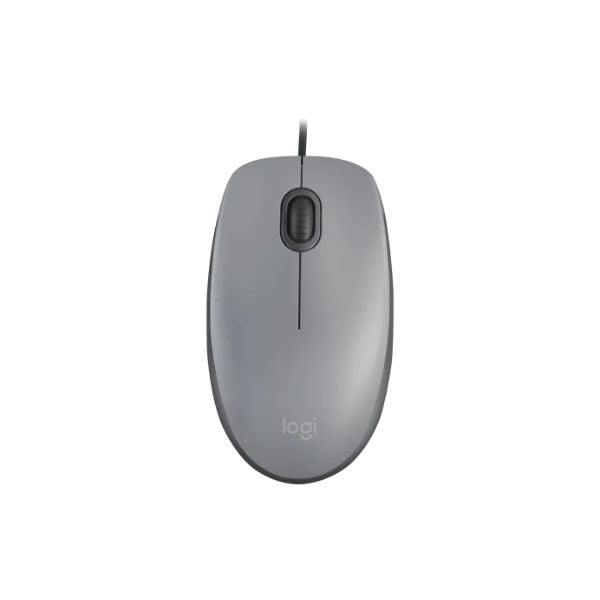 Mouse-Logitech-M110-Silent-Optico-1000DP-USB-3-Botones-Gris