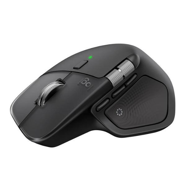 Mouse - Logitech - MX - Master - 4 - Wireless - Ergonómico - Bluetooth - USB-C - Bolt - Darkfield - 8000 - DPI - MagSpeed - 8 - Botones - 910-007560 - Negro
