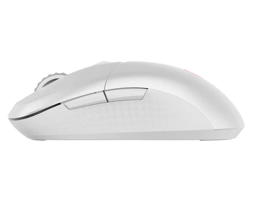 Mouse - MSI - Gaming - Versa - 300 - Wireless - 8000 - DPI - 6 - Botones - RGB - Bluetooth - 5.3 - USB - Blanco
