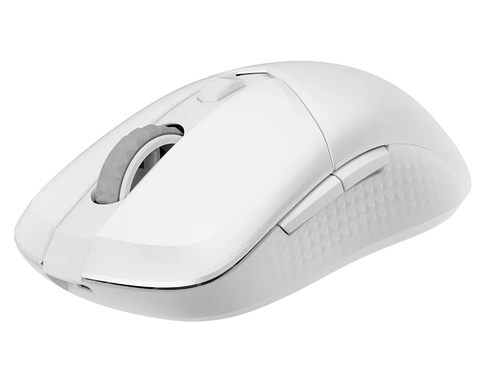 Mouse - MSI - Gaming - Versa - 300 - Wireless - 8000 - DPI - 6 - Botones - RGB - Bluetooth - 5.3 - USB - Blanco