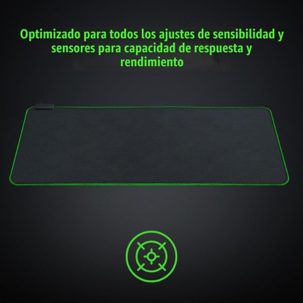 Mouse - Pad - Gaming - Razer - Goliathus - Extended - Chroma - 92x29cm - Tela - Antideslizante - RGB - Negro - RZ02-02500300-R3U1-optimizado