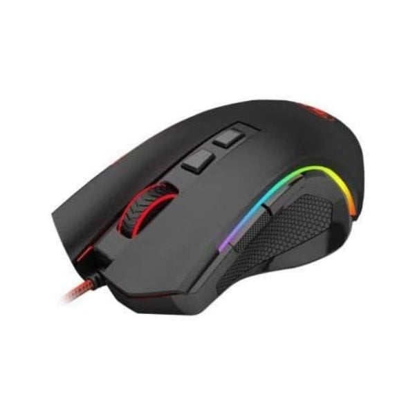 Mouse Gamer - Redragon Griffin M607 - RGB Chroma - 7200 DPI - Sensor Pixart P3212 - 7 Botones Programables - Negro-diagonal2