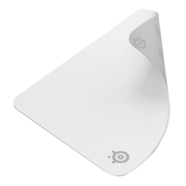 Mousepad - Gaming - SteelSeries - QcK - Medium - Tela - Base - de - Silicona - 2mm - 63461 - Blanco