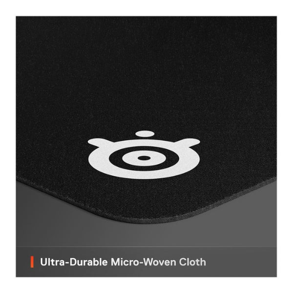 Mousepad - Gaming - SteelSeries - QcK - XXL - 2XL - Tela - Base - de - Goma - Water - Resistant - Tear - Resistant - Wear - Resistant - 63429 - Negro