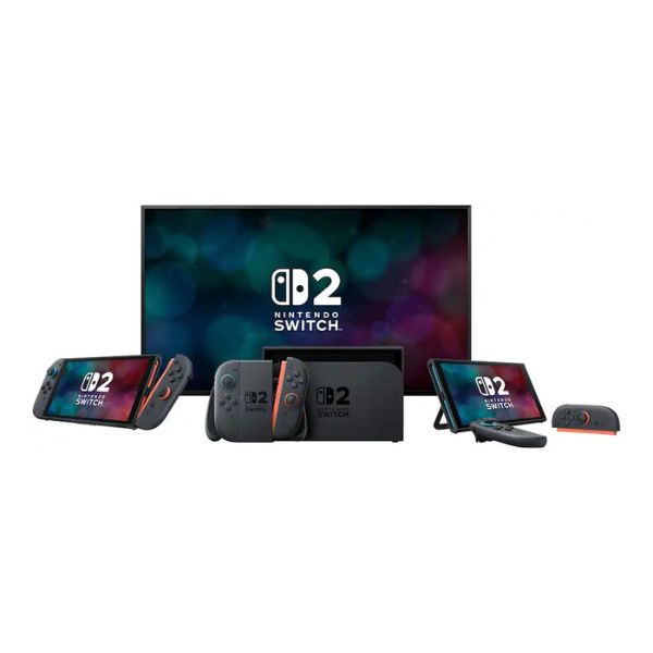 Nintendo Switch 2 Color Gris Claro - 4 Puertos USB - 045496885816