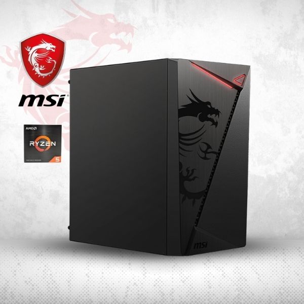 PC Computador MSI AMD Ryzen 5 5600GT - B450M - 16GB DDR4 - 512GB M.2 - Gráficos AMD Radeon Vega 7 - Fuente 550W 80PLUS Bronze