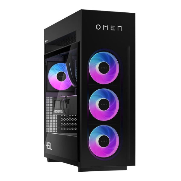 PC Computador OMEN MAX 45L GT23-0090 AMD Ryzen 7 9800X3D - AM5 - 64GB DDR5-6000 - 2TB PCIe NVMe Gen4 M.2 SSD - Gráficos NVIDIA GeForce RTX 5090 32GB GDDR7 - Fuente 1200W - CK1C9AA#ABA