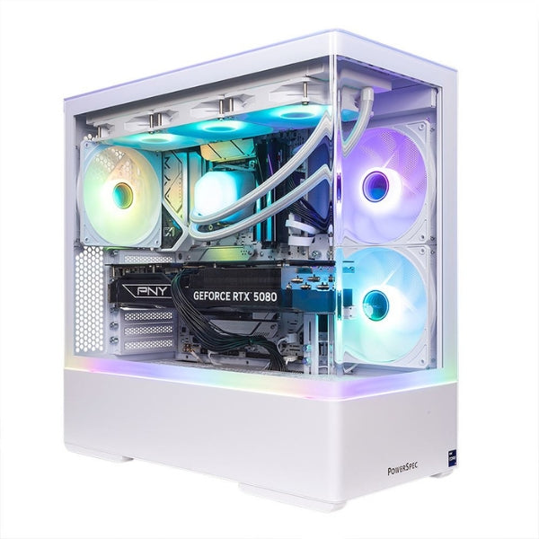 PC - Gaming - PowerSpec - G486 - Intel Core i9 14900KF - NVIDIA GeForce RTX 5080 - 64GB DDR5 - 2TB SSD - Windows 11 Home - CG237 - 1000W - Blanco