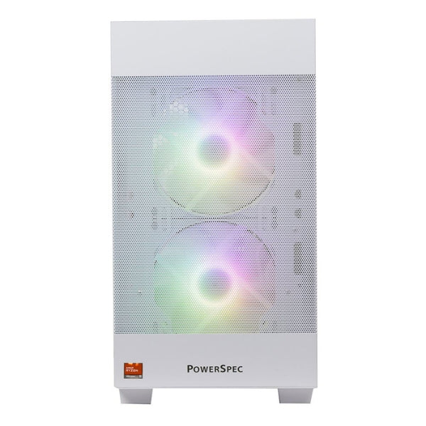 PC - Gaming - PowerSpec - G528 - AMD Ryzen 5 7500X3D - NVIDIA RTX 5060 8GB GDDR7 - 16GB DDR5-6000 - 1TB NVMe SSD - WiFi 6 - Bluetooth 5.3 - Windows 11 Home - Blanco - 908855