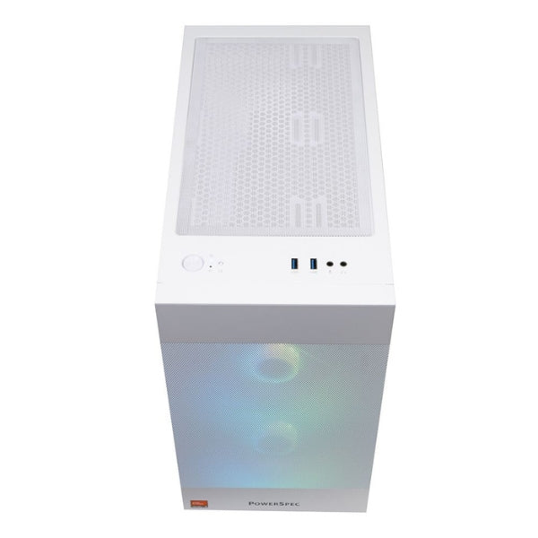 PC - Gaming - PowerSpec - G528 - AMD Ryzen 5 7500X3D - NVIDIA RTX 5060 8GB GDDR7 - 16GB DDR5-6000 - 1TB NVMe SSD - WiFi 6 - Bluetooth 5.3 - Windows 11 Home - Blanco - 908855