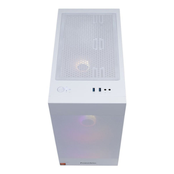 PC - Gaming - PowerSpec - G533 - AMD Ryzen 5 7500X3D - AMD Radeon RX 9060 XT 16GB GDDR6 - 16GB DDR5-6000 - 1TB NVMe SSD - WiFi 6E - Bluetooth 5.3 - Windows 11 Home - Blanco - 007278