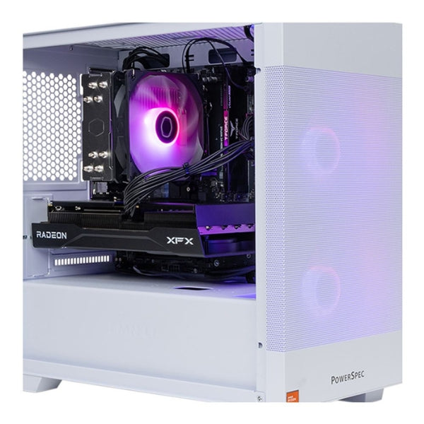 PC Computador PowerSpec G533 AMD Ryzen 5 7500X3D - AM5 - 16GB DDR5-6000 - 1TB NVMe SSD - Gráficos AMD Radeon RX 9060 XT 16GB GDDR6 - Fuente 650W - 1000002970