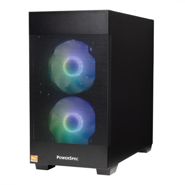 PC - Gaming - PowerSpec - G535 - AMD Ryzen 5 7500X3D - AMD Radeon RX 9070 XT - 32GB DDR5 - 1TB SSD - Windows 11 Home - 205M Mesh Glass - 850W - Negro