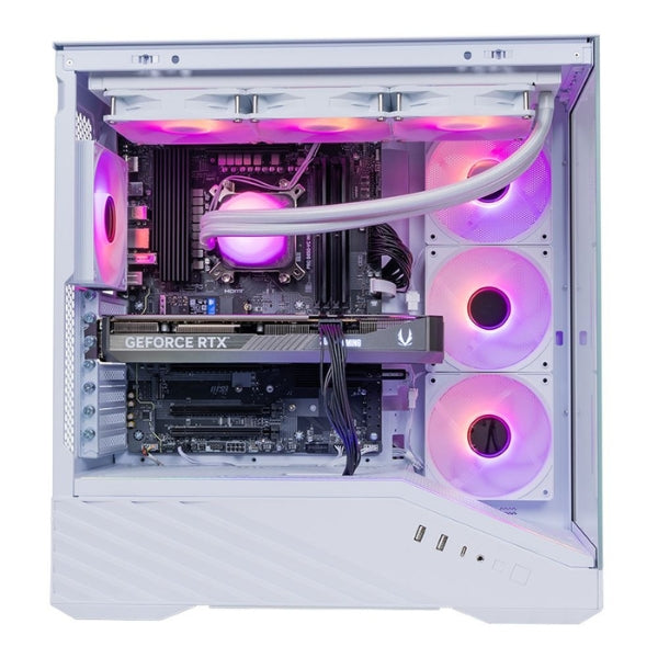 PC - Gaming - PowerSpec - G763 - AMD Ryzen 7 9800X3D - NVIDIA GeForce RTX 5070 Ti - 32GB DDR5 - 2TB SSD - Windows 11 Home - V100MT - 850W - Blanco