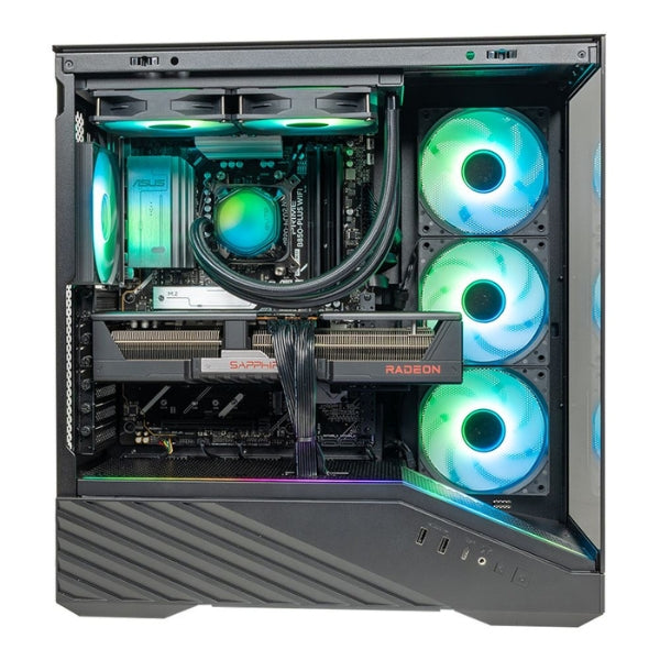 PC - Gaming - PowerSpec - G764 - AMD Ryzen 7 9800X3D - AMD Radeon RX 9070 XT - 32GB DDR5 - 2TB SSD - Windows 11 Home - V100MT - 850W - Negro