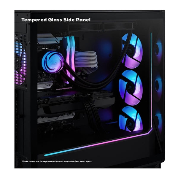 PC Computador iBUYPOWER Slate PB-SMA7N57T-01 AMD Ryzen 7 7800X3D - AM5 - 32GB DDR5-5200 - 2TB NVMe SSD - Gráficos NVIDIA GeForce RTX 5070 Ti 16GB GDDR7 - Fuente 750W - PB-SMA7N57T-01