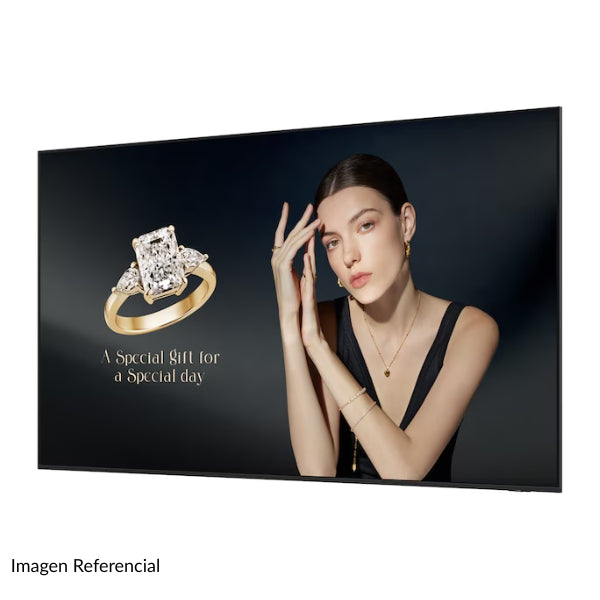 Pantalla Publicitaria - Samsung QHFX 115 - UHD 4K - Quantum Mini LED Pro - Señalización Digital - Altavoces Integrados-diagonal