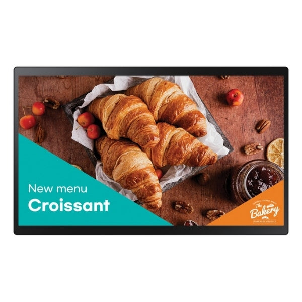Pantalla de Señalización Samsung QB24C-T - 23.8 FHD - Touch 10 Puntos - ADS - Tizen 7.0 - LH24QBCTBGCXZA