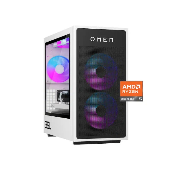 Pc-Gaming-HP-OMEN-35L-AMD-Ryzen-5-8400F-(4,7-GHz)-16-GB-DDR5-1-TB-SSD-NVIDIA-GeForce-RTX-5060-8GB-GDDR7-600-W-Win-11-Home-Panda-Metal