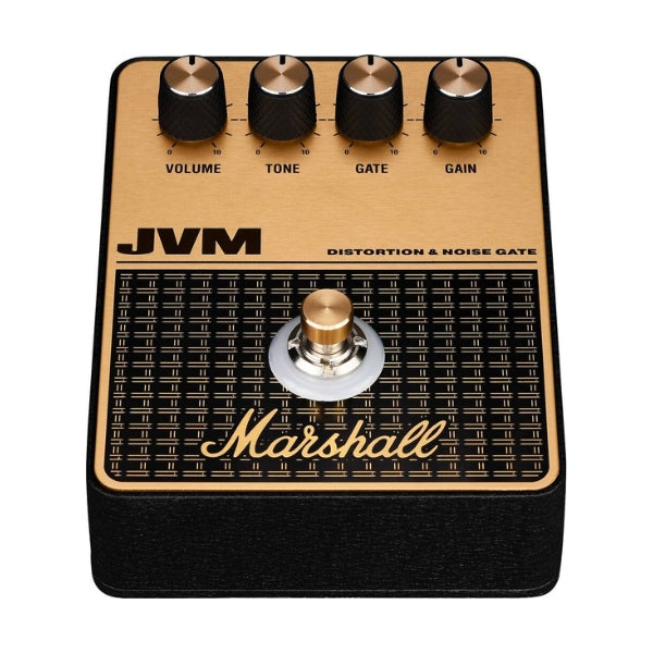 Pedal-de-efectos-para-guitarra-Marshall-JVM-Overdrive-y-Distorsión-Negro-y-Dorado