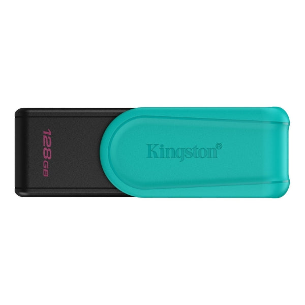 Pen Drive - Kingston - DataTraveler Exodia S - 128GB - USB 3.2 - USB Type-A - Negro - Turquesa - DTXS128GB