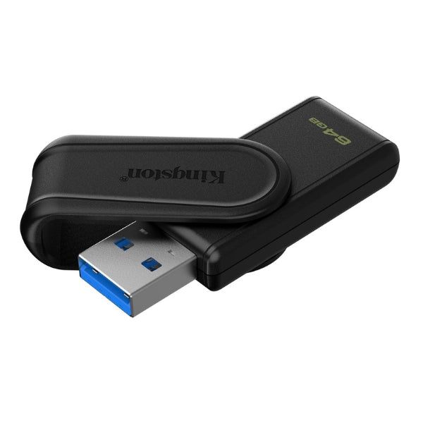 Pen Drive - Kingston - DataTraveler Exodia S - 64GB - USB 3.2 - USB Type-A - Negro - DTXS64GB