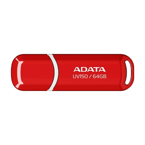 Pendrive-ADATA-UV150-64GB-USB-3.2-Gen1-100MBs-Lectura-Ultra-Compacto-Rojo-y-Blanco-AUV150-64G-RRD-_1